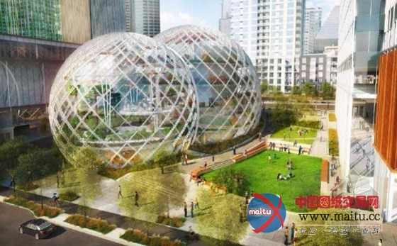 NBBJ设计的美国西雅图生态温室