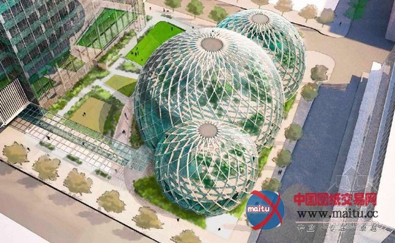 NBBJ设计的美国西雅图生态温室