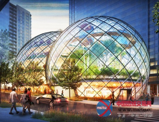 NBBJ设计的美国西雅图生态温室