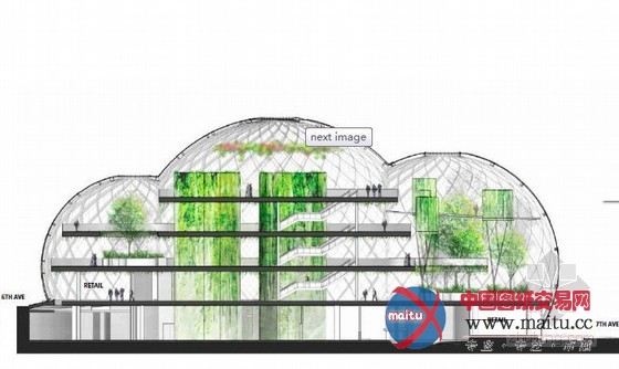NBBJ设计的美国西雅图生态温室