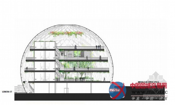 NBBJ设计的美国西雅图生态温室