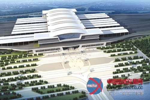 西宁站高架站房120吨大型屋盖桁架滑移成功