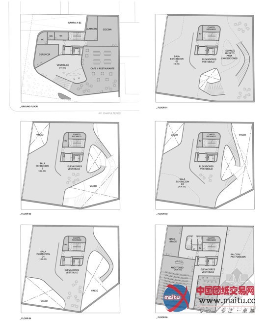 Adrian Yau等设计的瓜达拉哈拉文化中心