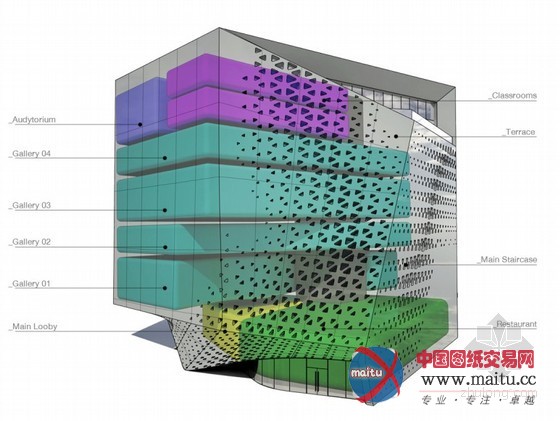 Adrian Yau等设计的瓜达拉哈拉文化中心