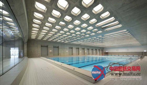 扎哈·哈迪德的伦敦奥运会水上中心首露建筑原貌