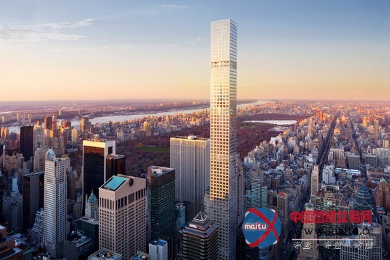 rafael vinoly的西半球最高建筑 曼哈顿1396英尺住宅大楼