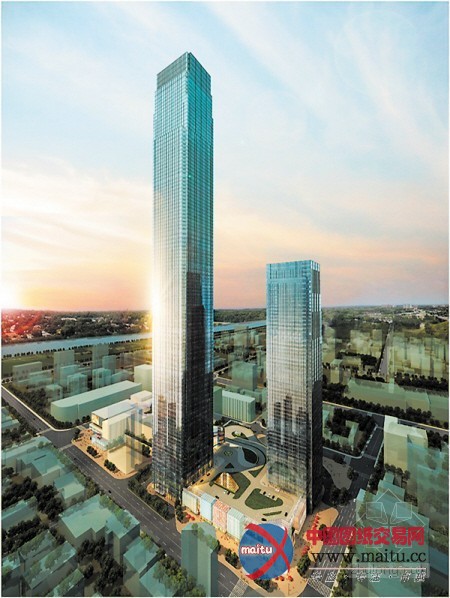 湖南452米第一高楼7月主体开建