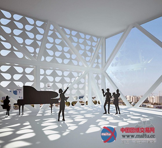 Manuelle Gautrand设计的以色列音乐舞蹈中心