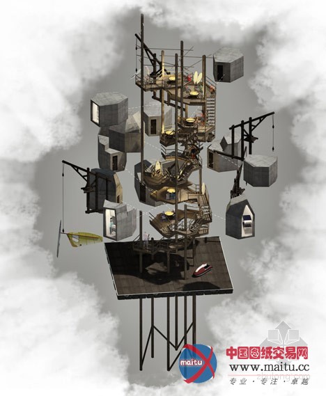 Thomas Savage设计的英国海滩“鸟巢”