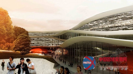 Studio Odile Decq设计的南京直立人化石博物馆获奖方案