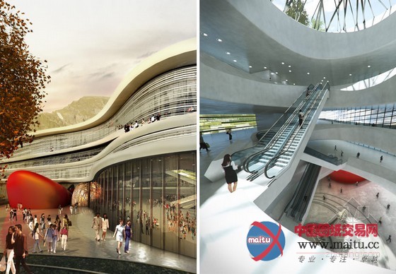 Studio Odile Decq设计的南京直立人化石博物馆获奖方案