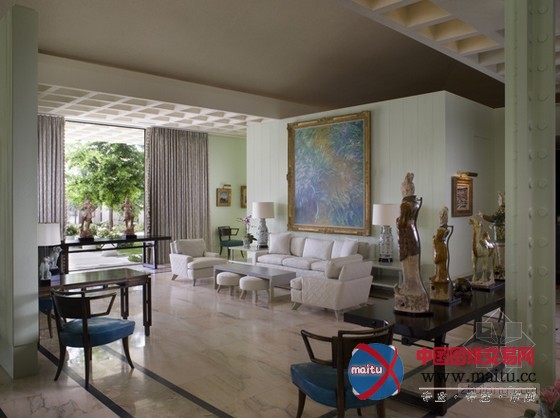 安纳伯格庄园室内大揭秘 习近平与奥巴马会晤地