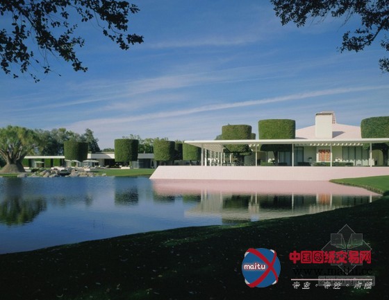 习奥会庄园:现代建筑风格的加州安纳伯格庄园