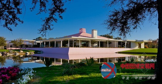 习奥会庄园:现代建筑风格的加州安纳伯格庄园