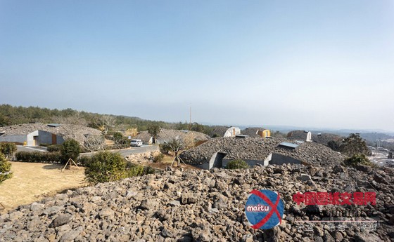 隈研吾设计的“战壕”济州岛顶级度假别墅