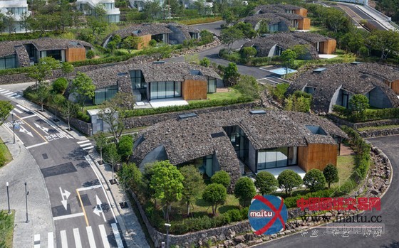 隈研吾设计的“战壕”济州岛顶级度假别墅