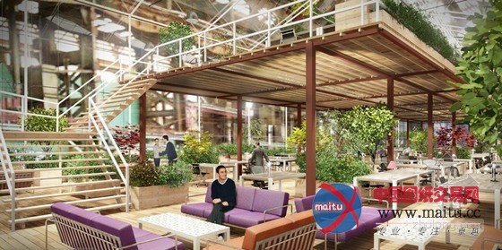 Except用废弃船坞改造成的水晶森林