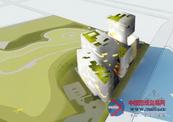 Pruthiphon Buakaew设计的台中文化中心方案