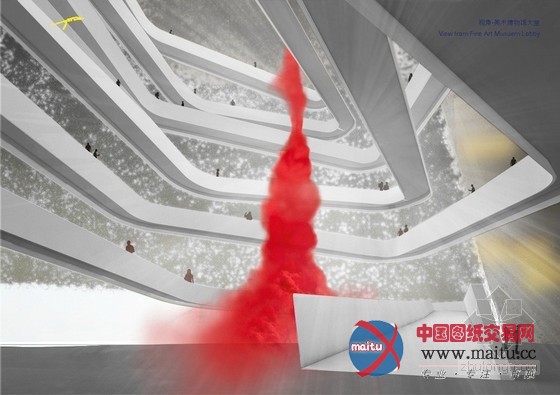 Pruthiphon Buakaew设计的台中文化中心方案