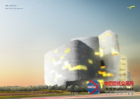 Pruthiphon Buakaew设计的台中文化中心方案