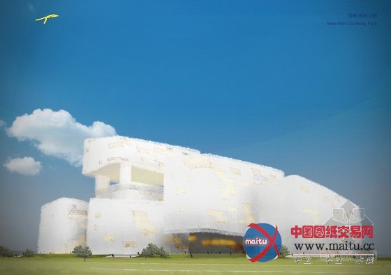 Pruthiphon Buakaew设计的台中文化中心方案