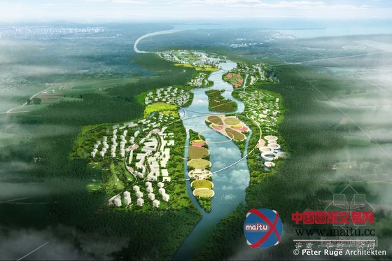 Peter Ruge设计的中国海南绿色健康城市方案