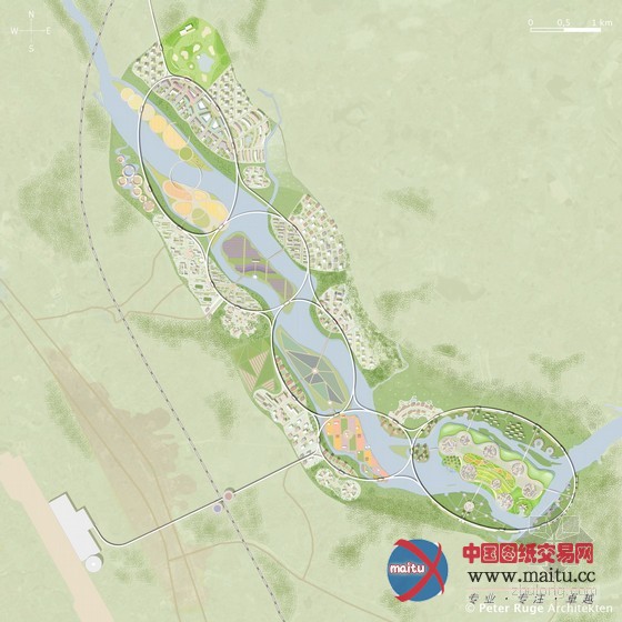 Peter Ruge设计的中国海南绿色健康城市方案
