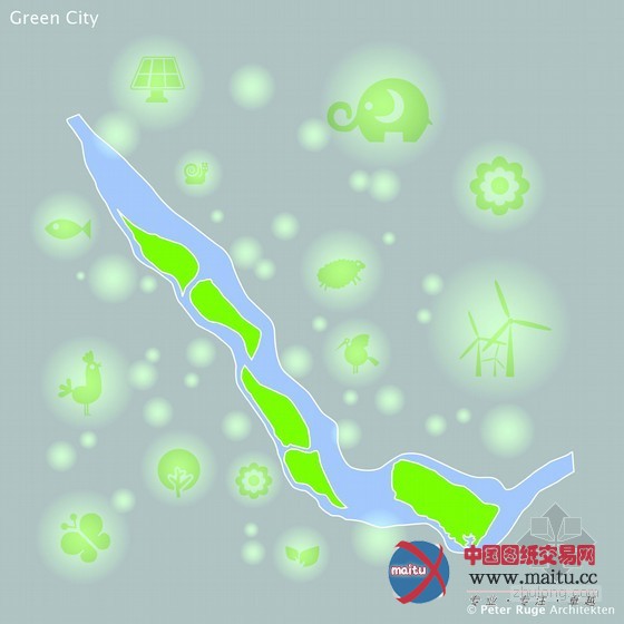 Peter Ruge设计的中国海南绿色健康城市方案