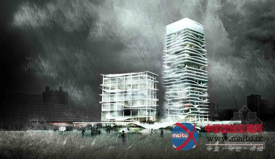 KAMJZ设计的台湾城市文化中心竞赛入围作品