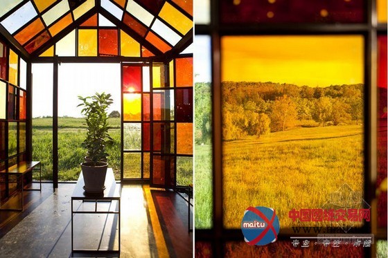 William Lamson设计的糖晶玻璃制成的甜蜜温室