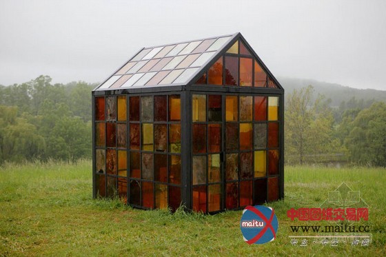 William Lamson设计的糖晶玻璃制成的甜蜜温室