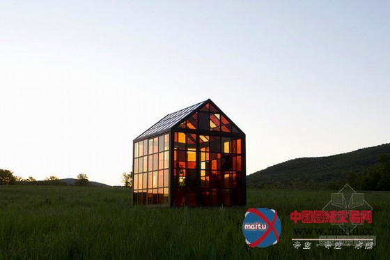 William Lamson设计的糖晶玻璃制成的甜蜜温室