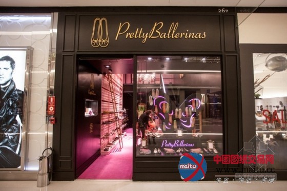 巴西Pretty Ballerinas芭蕾舞鞋专卖店装修设计