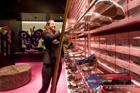 巴西Pretty Ballerinas芭蕾舞鞋专卖店装修设计