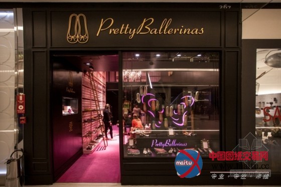 巴西Pretty Ballerinas芭蕾舞鞋专卖店装修设计
