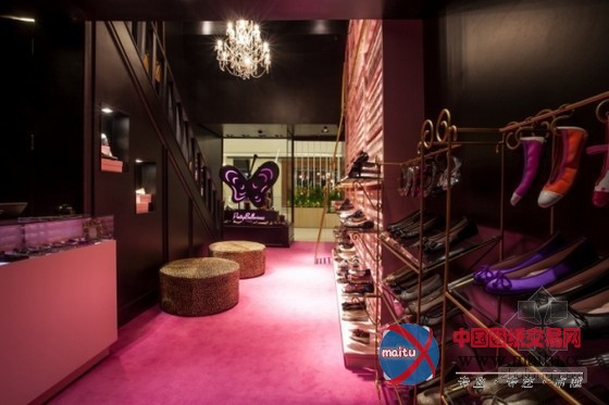 巴西Pretty Ballerinas芭蕾舞鞋专卖店装修设计