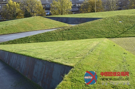 HJLA设计的丹麦毕马威会计事务所总部的屋顶花园及入口区域