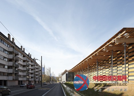 隈研吾设计的法国贝桑松艺术中心及音乐之城