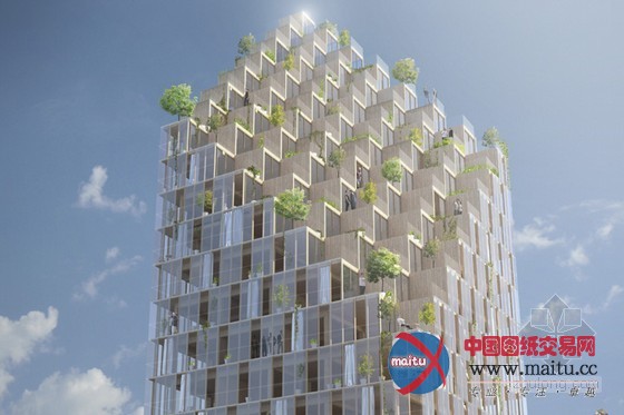 C.F. M?ller设计的瑞典太阳能高层木建筑