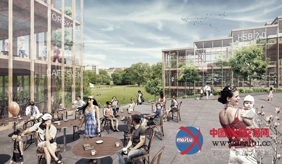 C.F. M?ller设计的瑞典太阳能高层木建筑