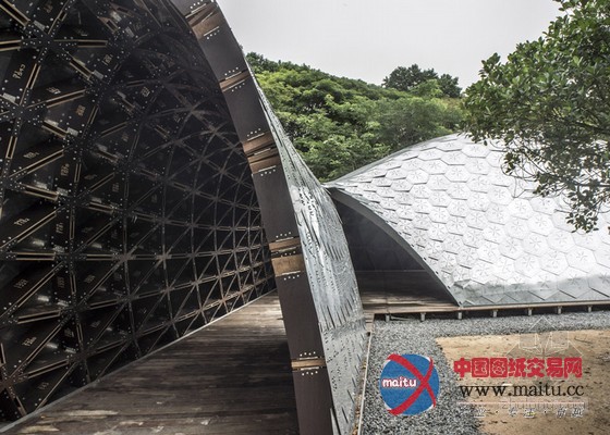 City Form Lab设计的新加坡科技设计大学网格状贝壳馆