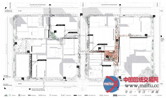 Op.N设计的盐湖城中心6970重建计划