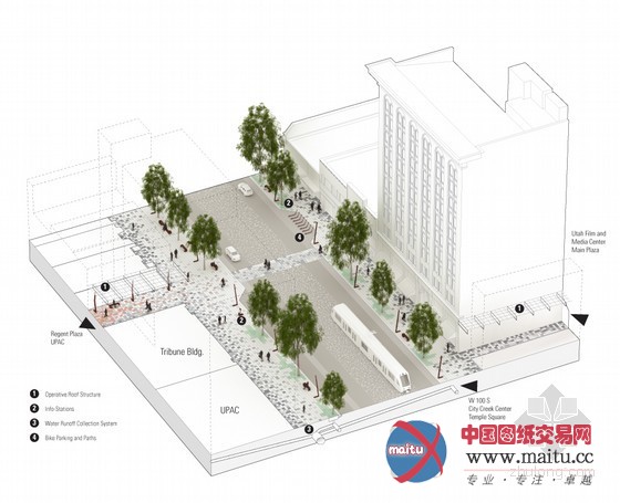 Op.N设计的盐湖城中心6970重建计划