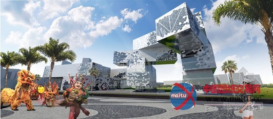 MU architecture设计的台中文化中心设计方案