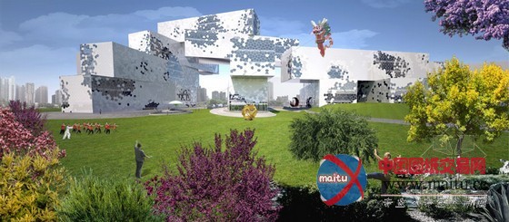 MU architecture设计的台中文化中心设计方案