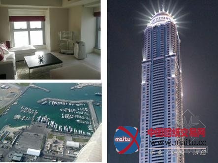 富翁爬97楼回家 迪拜公主塔电梯因火警系统罢工