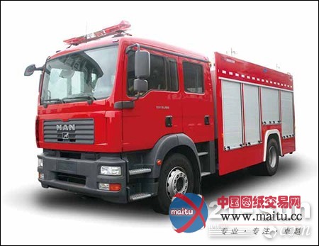 中联搭载智能操控AP44压缩空气泡沫消防车