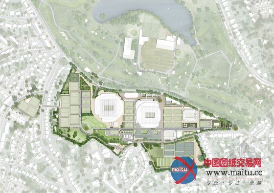 grimshaw architects设计的温布尔顿规划项目