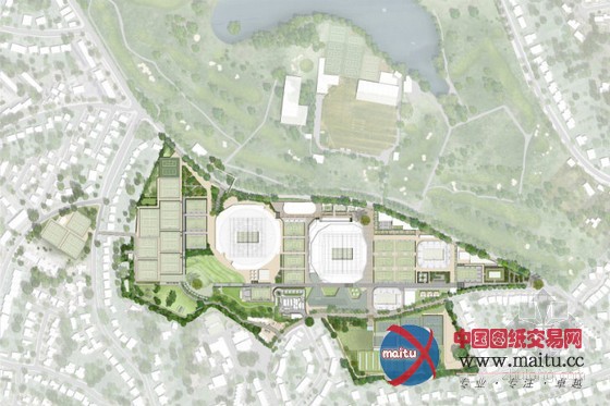 Green Walls等设计的英国温布尔顿新规划