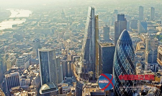 伦敦最高塔楼“乳酪粉碎机”近日全面竣工